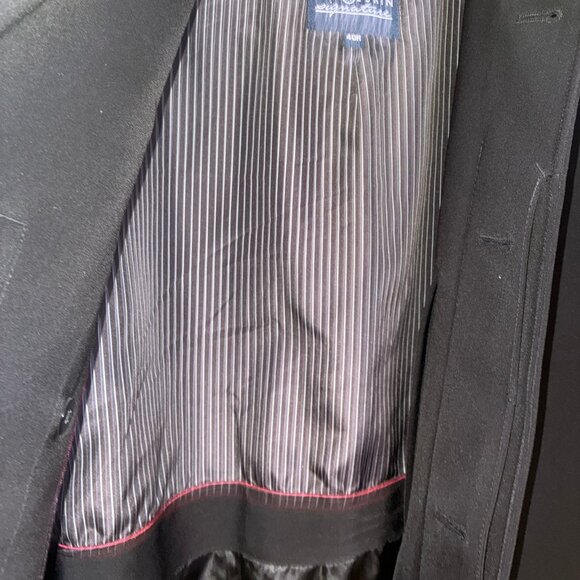 Chereskin Signature Men's Overcoat - Size 40R - Black - Picture 5 of 6
